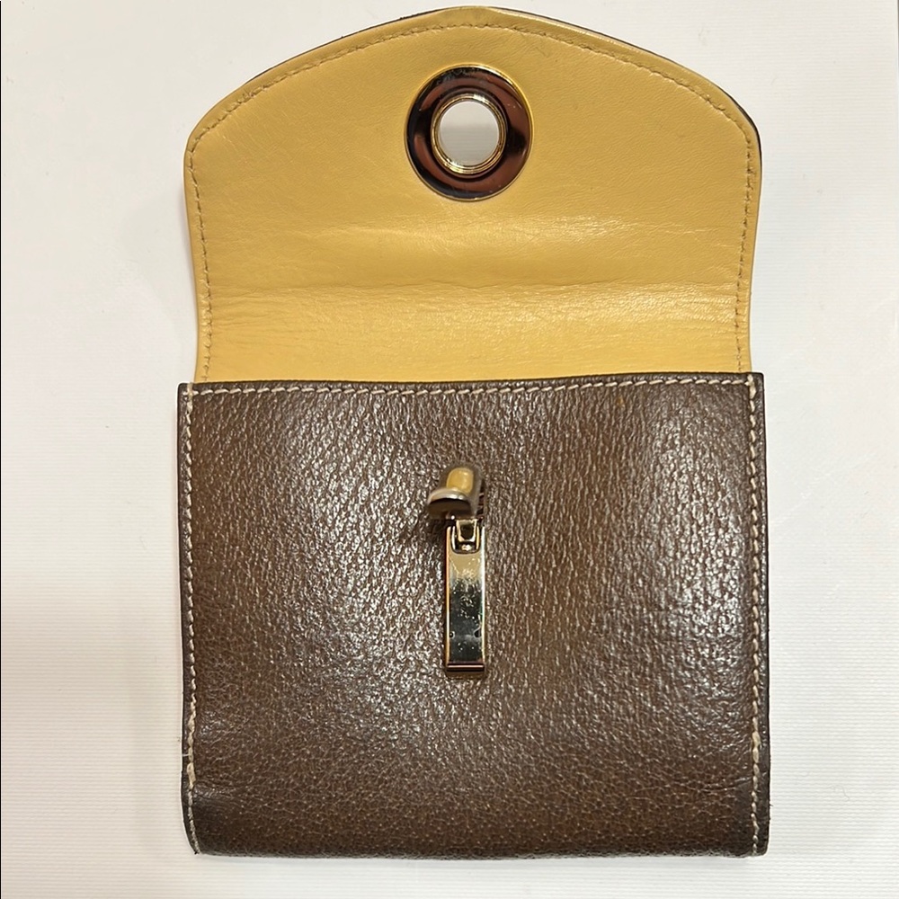 Kate Spade Brown Leather Wallet with Gold Accent - Picture 2 of 5
